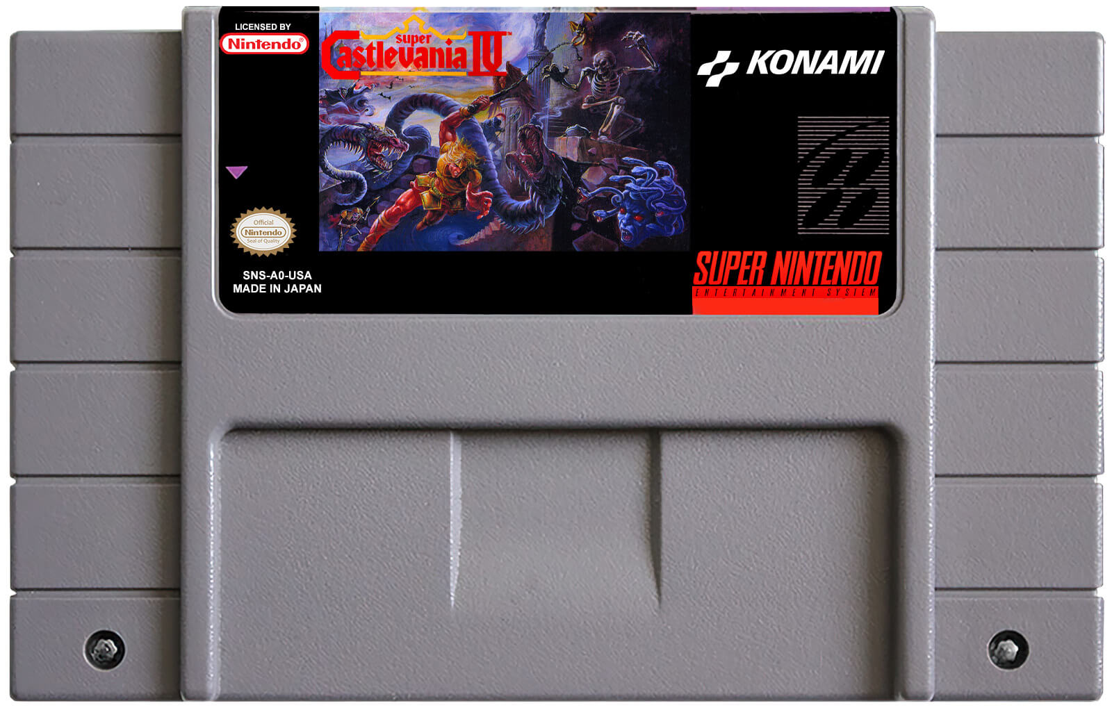 Лицензионный картридж Super Castlevania IV для Super Nintendo